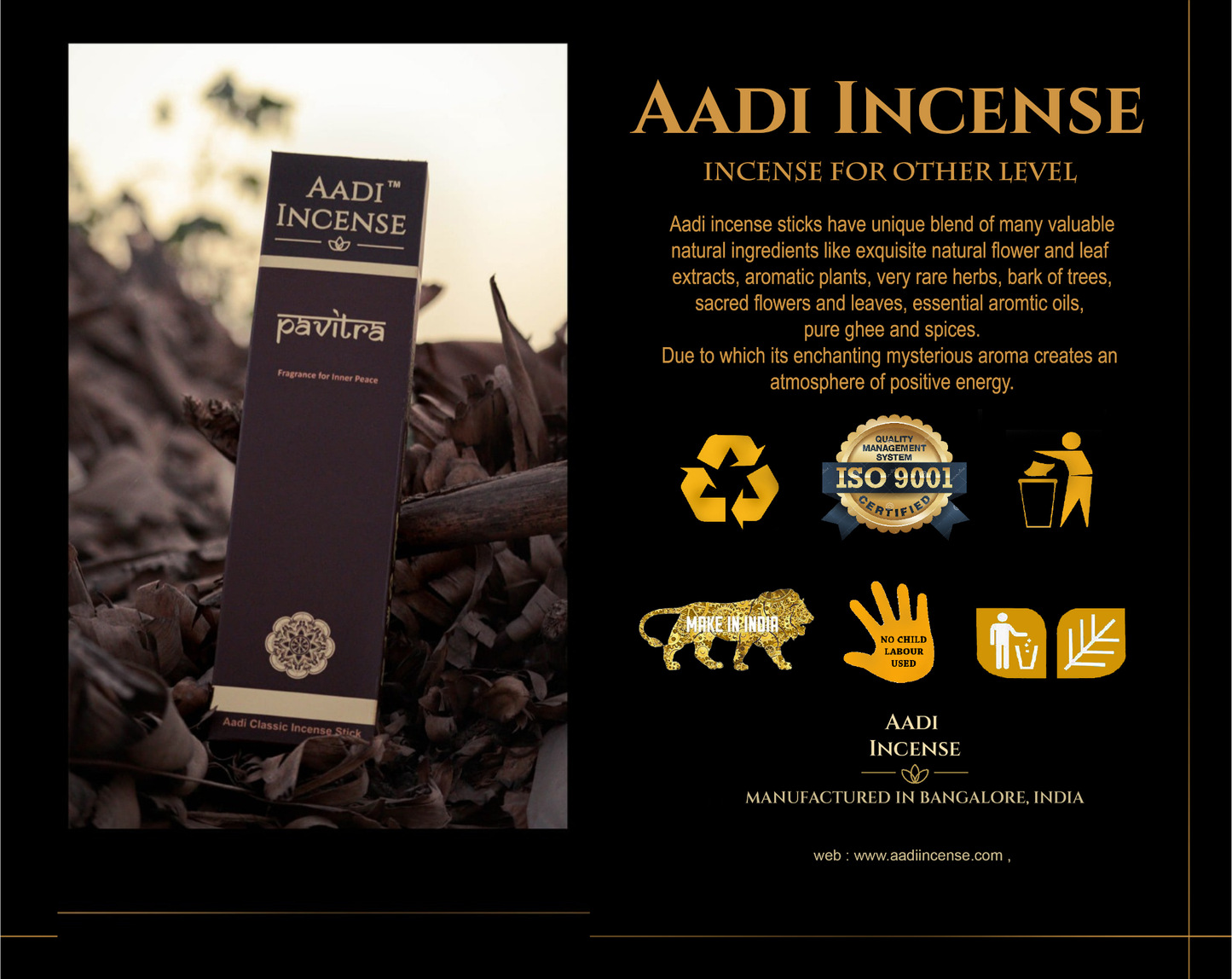 PAVITRA – Classic - Divine Aroma, Positive Energy