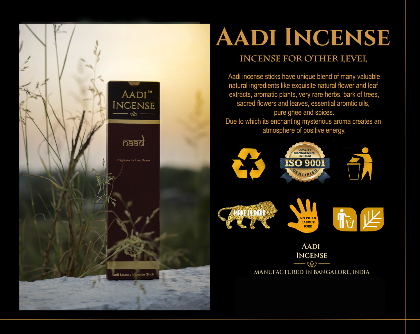 NAAD – Luxury -Divine Aroma, Positive Energy