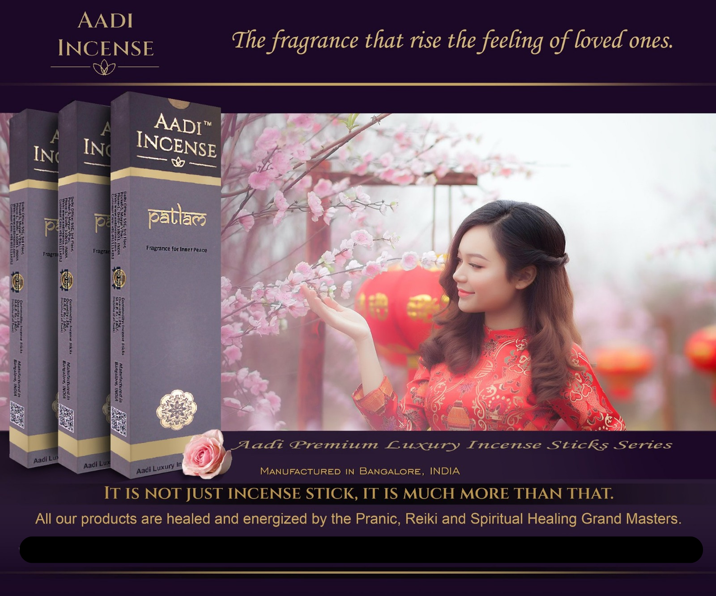 PATLAM – Luxury - Divine Aroma, Positive Energy