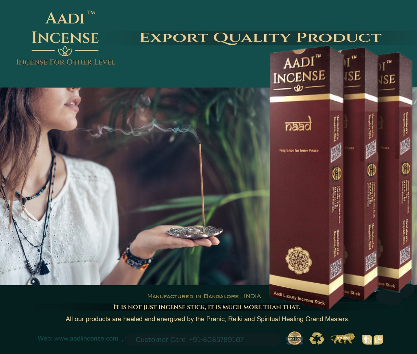 NAAD – Luxury -Divine Aroma, Positive Energy