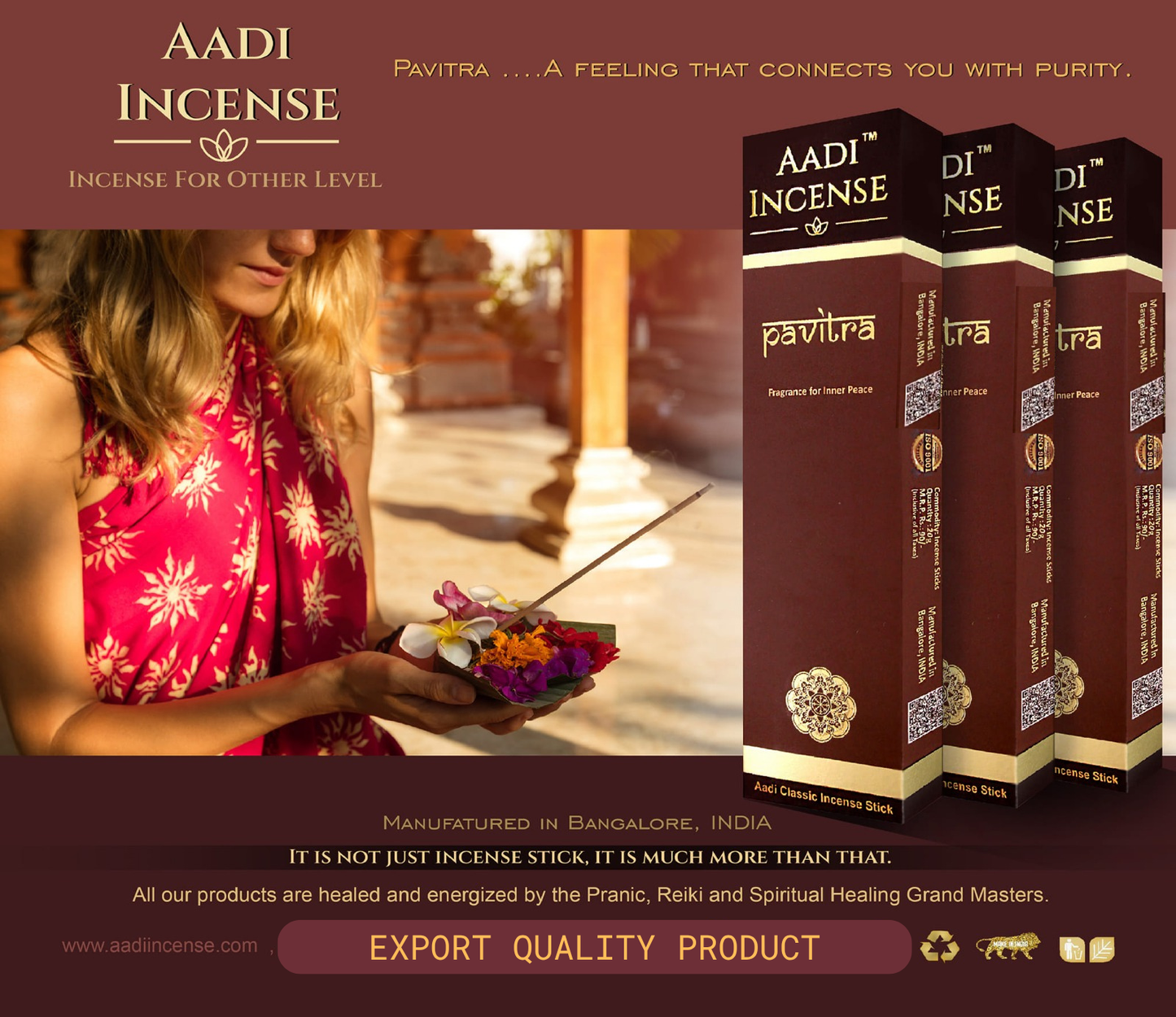 PAVITRA – Classic - Divine Aroma, Positive Energy