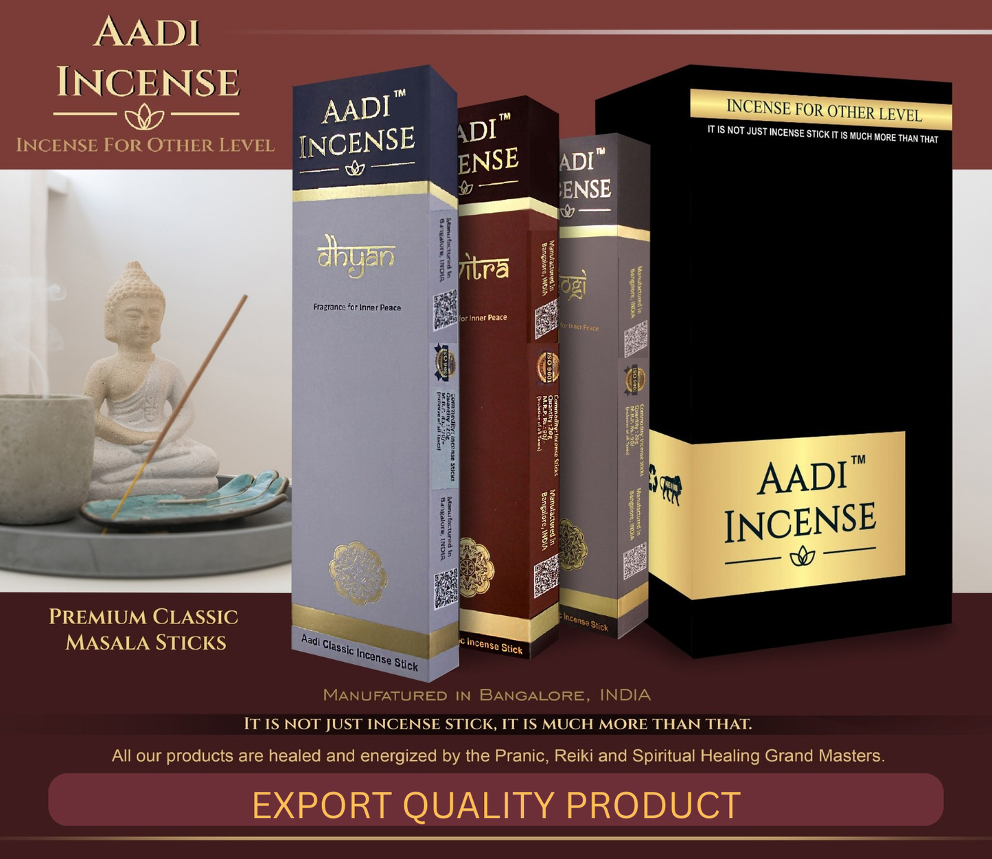 VALGUK - PAVITRA -YOGI ( Combo ) - Classic -  Divine Aroma, Positive Energy